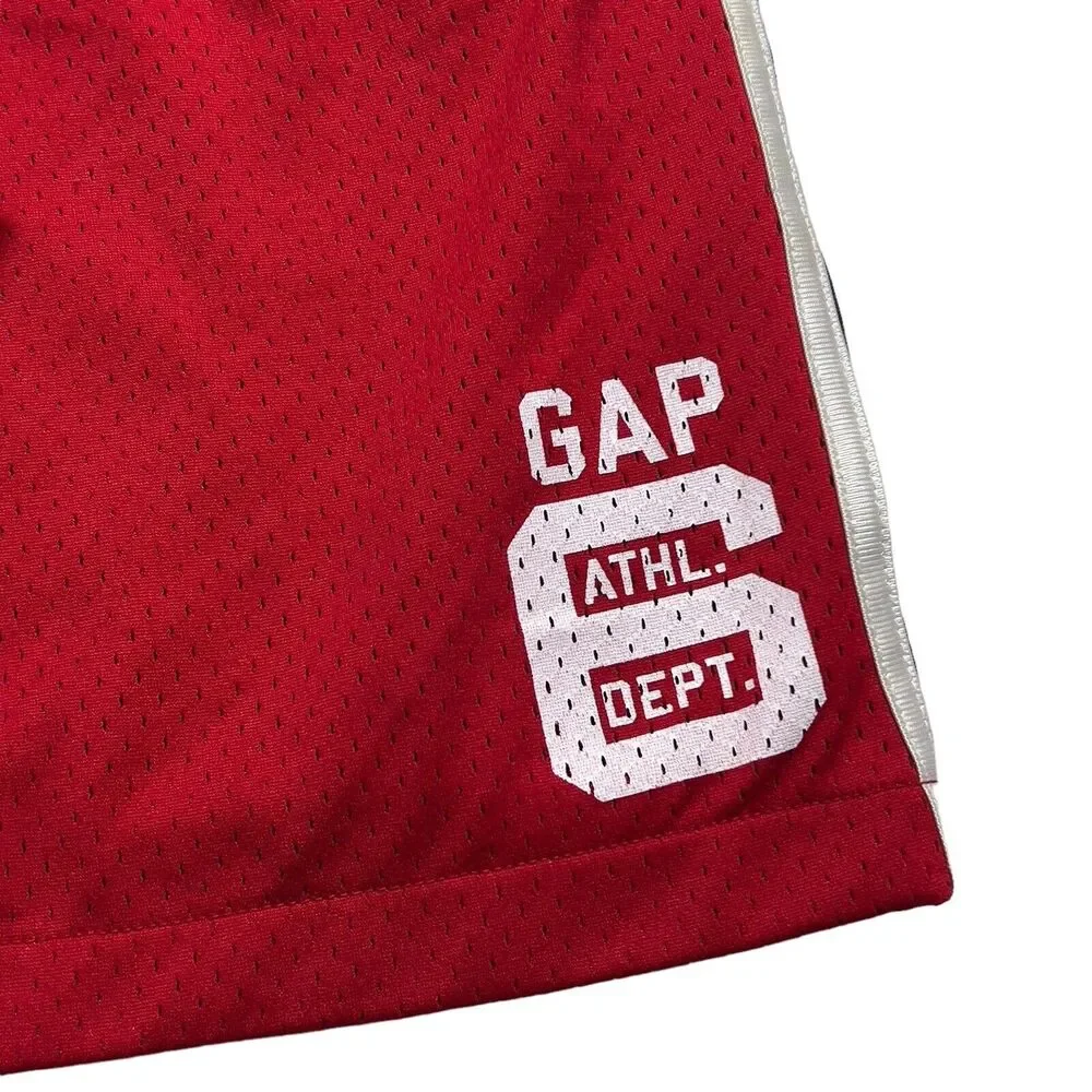 Gap Kids Shorts Youth XXL (14-16) Red Athletic‎ Basketball Drawstring Waist